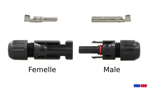 Connecteur solaire MC4 (TUV/CE)